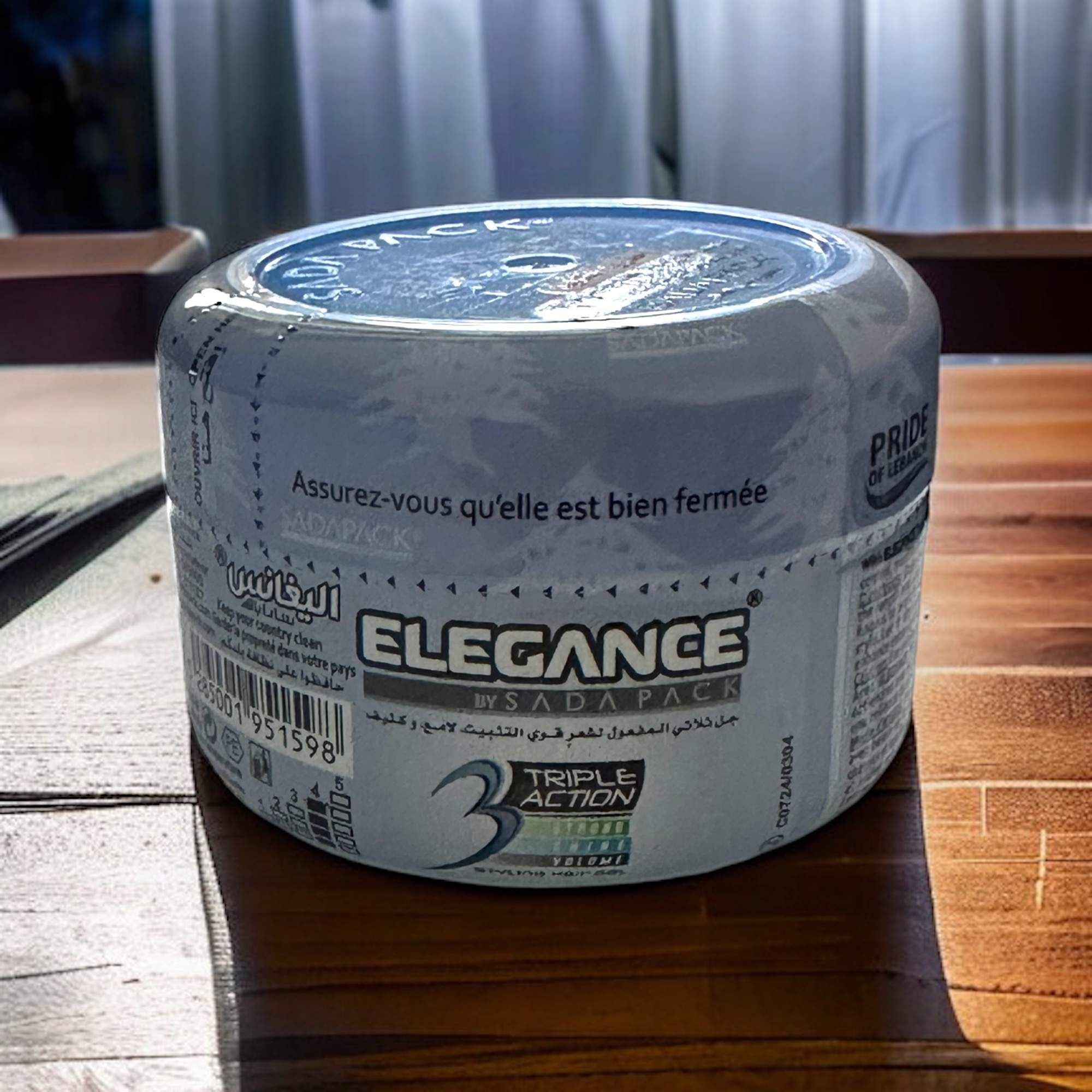 Gel Coiffant Elegance Triple Action - Texture Et Fermeté