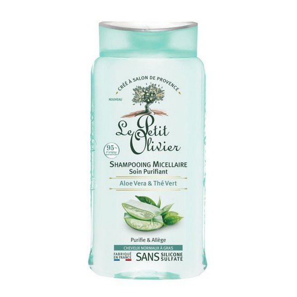 Le Petit Olivier - Shampooing Micellaire Soin Purifiant Aloe Vera Et Thé Vert