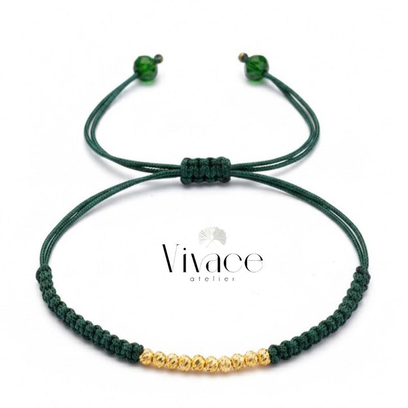Gourmette Vivace Lys Vert Emraude