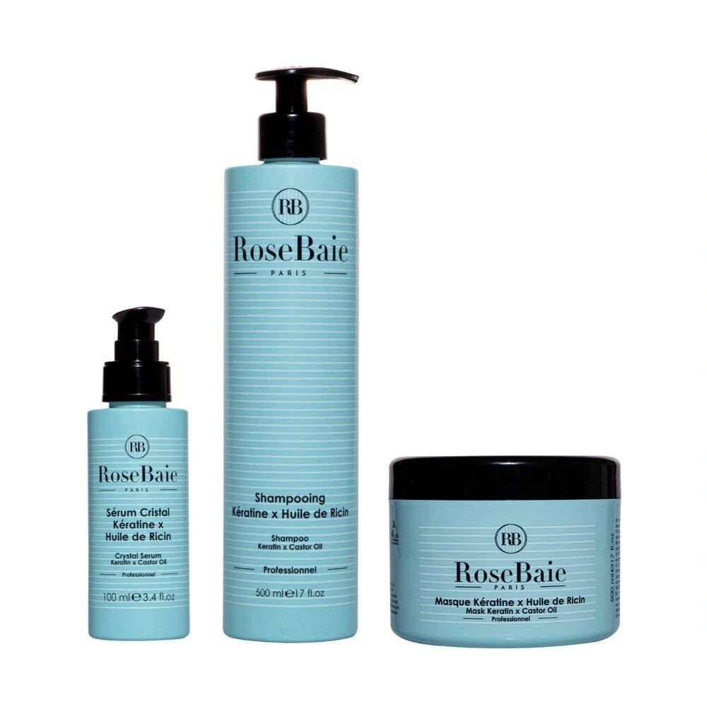 Routine Trio Ricin & Kératine – Pousse & Hydratation