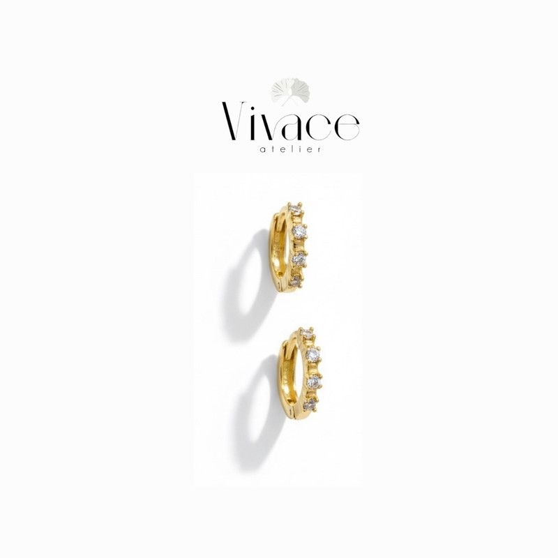 Boucles D’oreilles Vivace Brillance Dorée
