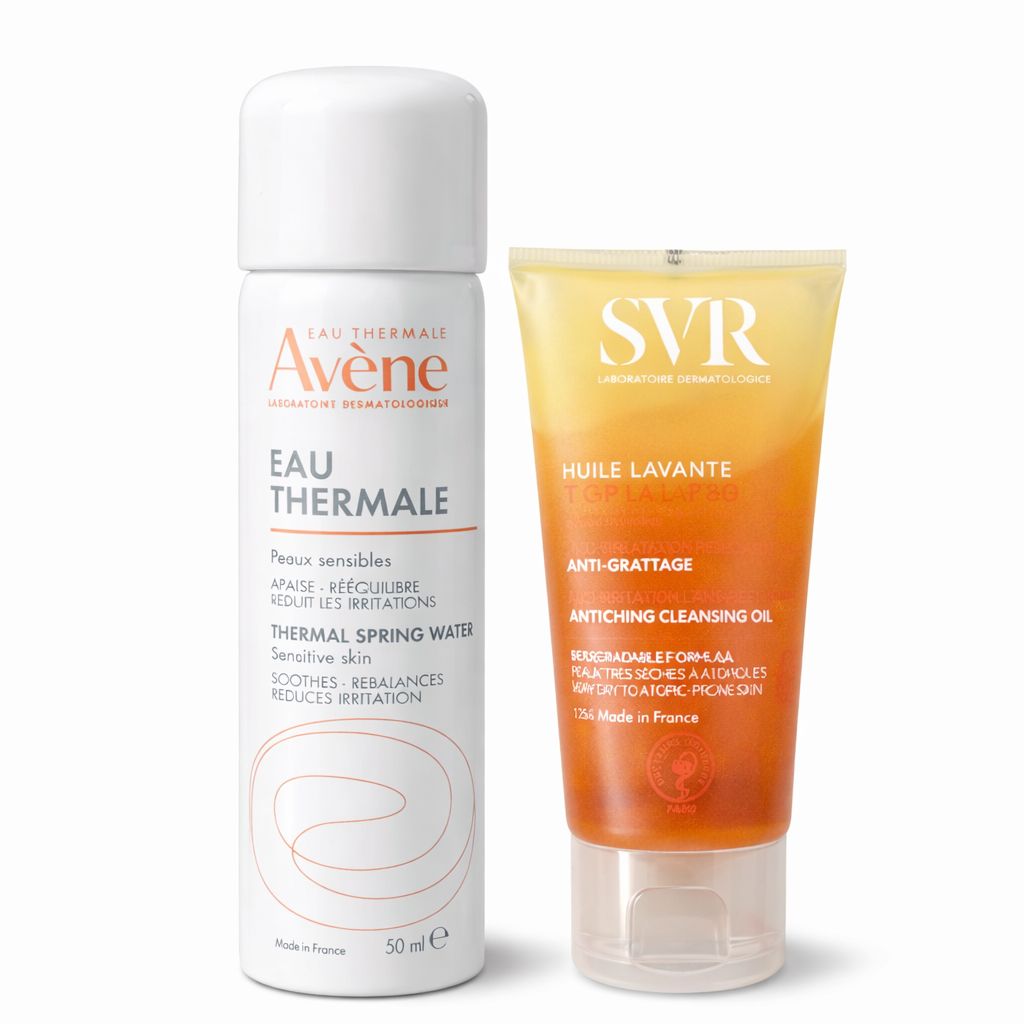 Mini Pack Ra An Peau Sensible – Avène Eau Thermale + Svr Huile Lavante