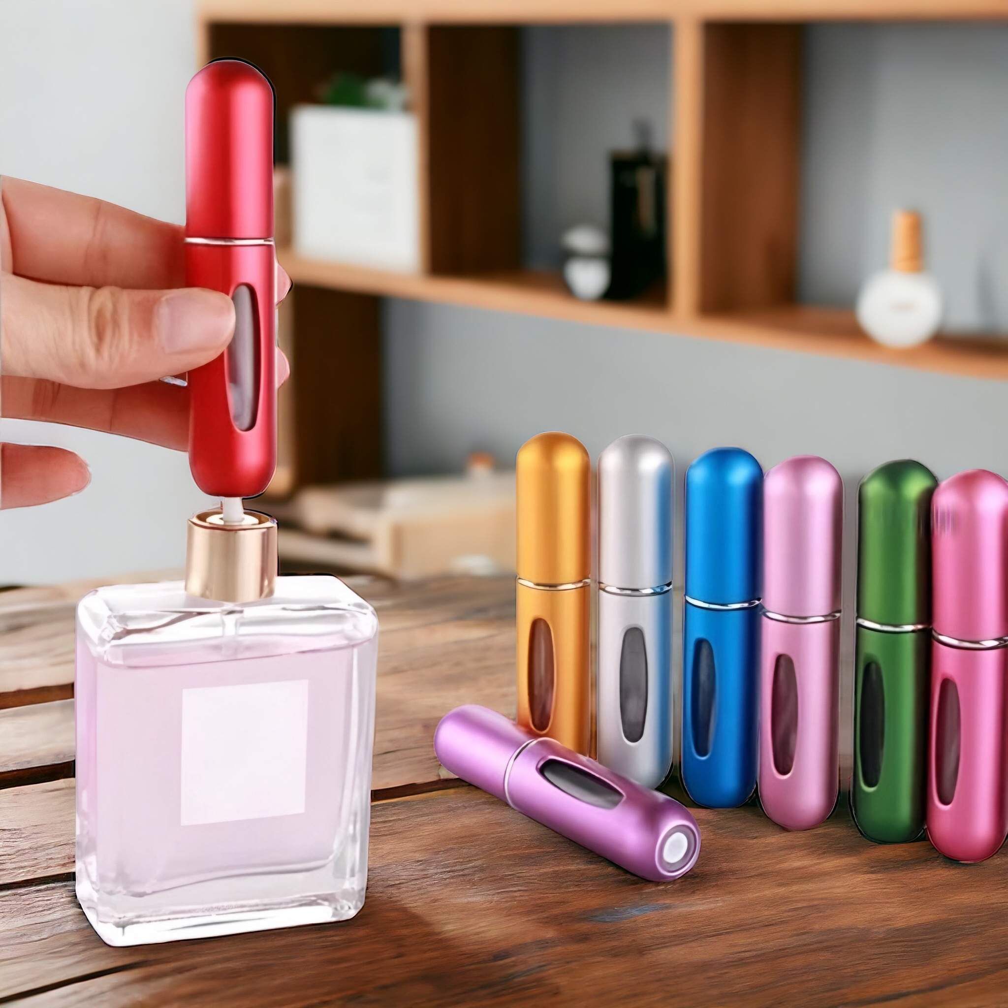 Petite Bouteille À Remplir Pour Parfum ( Couleur Aléatoire )