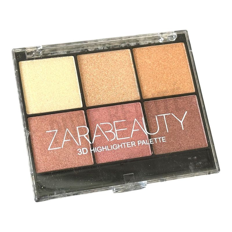 3d Highlighter Palette - 6 Teintes 