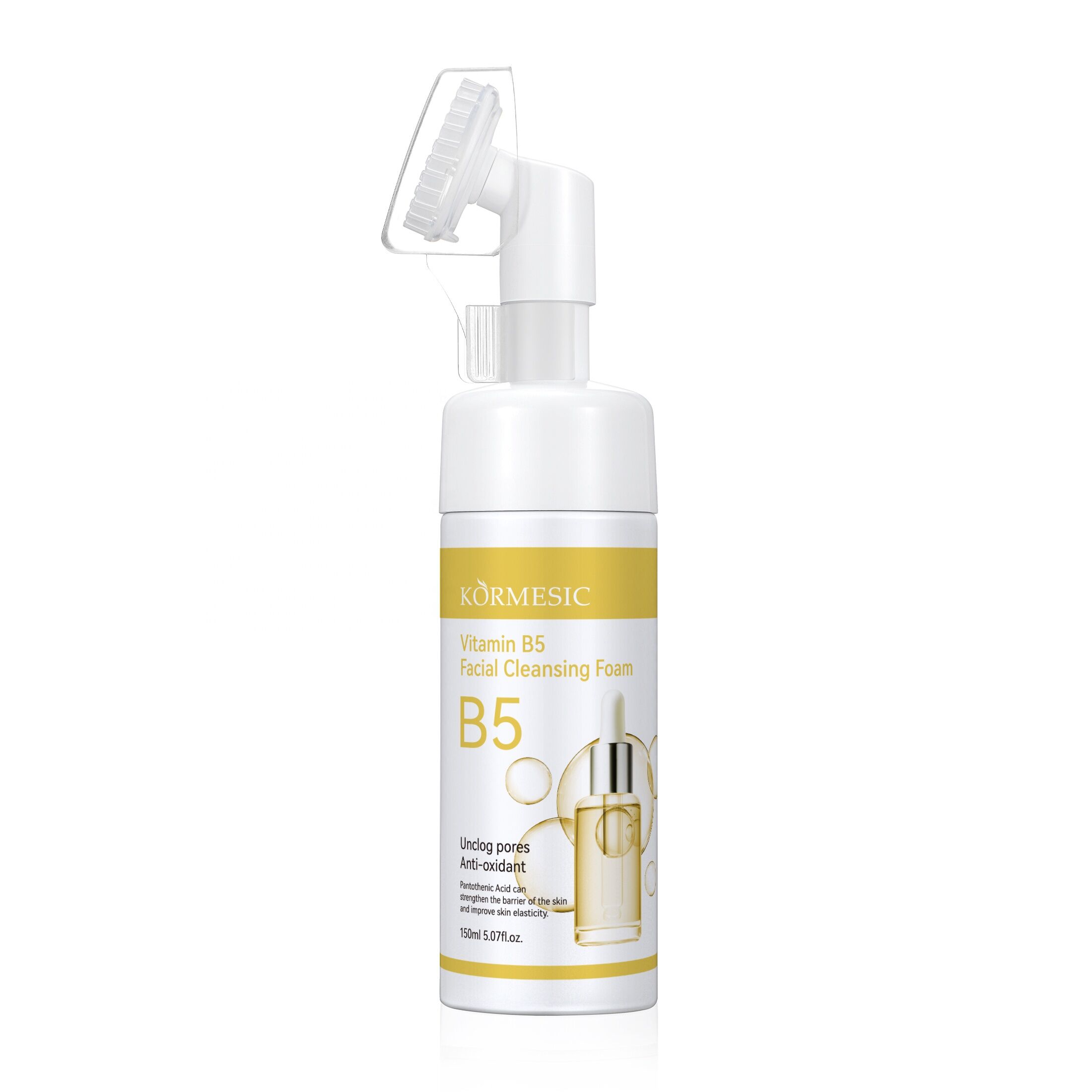 Mousse Nettoyante Visage Vitamine B5 – Nettoyage Hydratant & Anti-impuretés