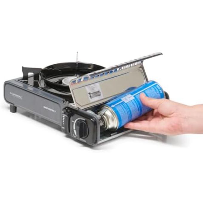 Réchaud À Gaz De Camping Portable En Acier Inoxydable
