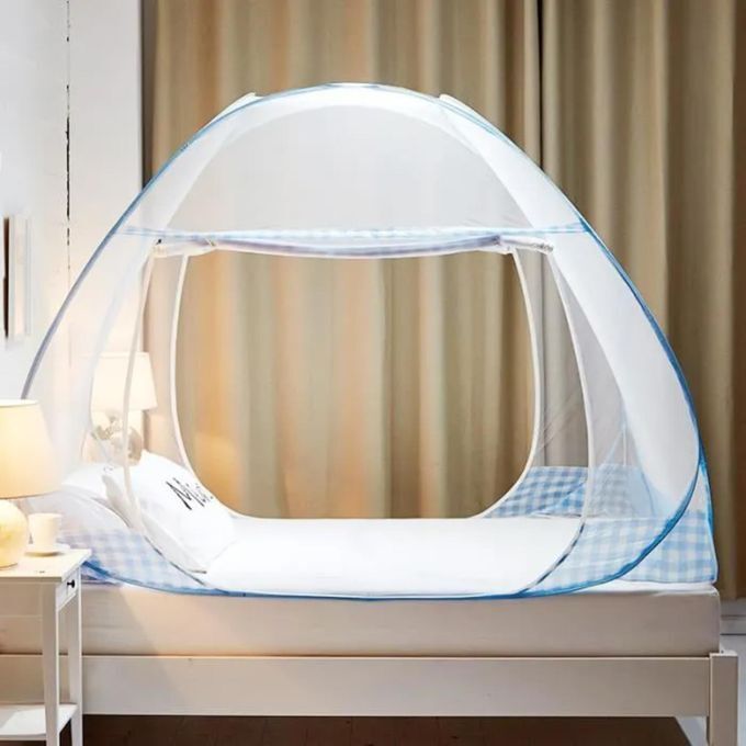 Tente Moustiquaire Autoportante Avec Fermeture Éclair, Protection Contre Les Insectes Pour La Maison (2 Place)