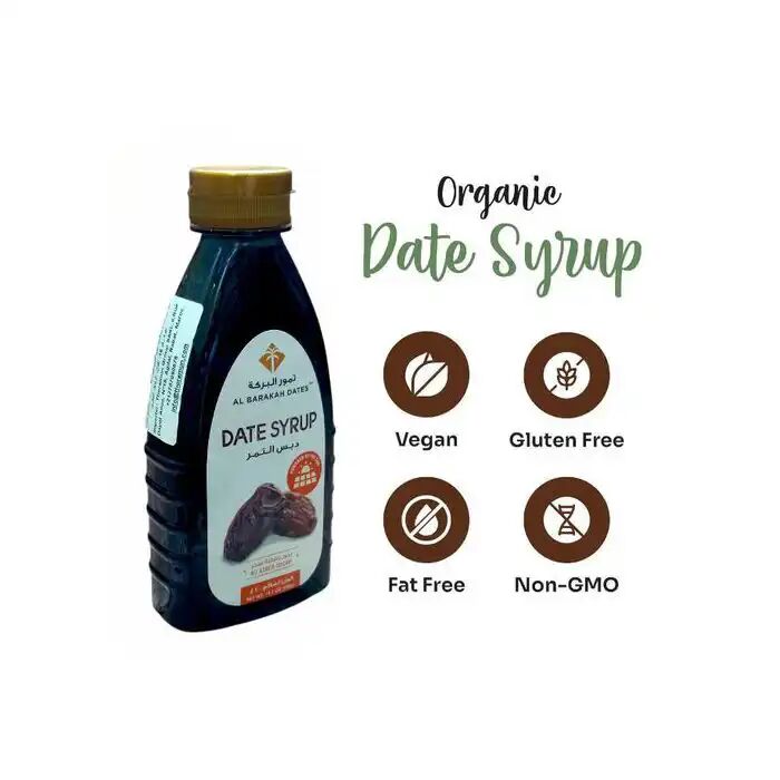 Sirop De Dattes Bio Albaraka Vegan Sans Sucre Ajouté Sans Gluten Casher