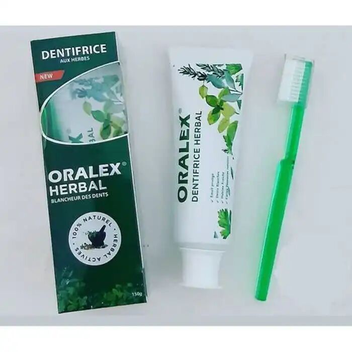 Dentifrice Au Herbal 100% Naturel + Brosse Médical Offert