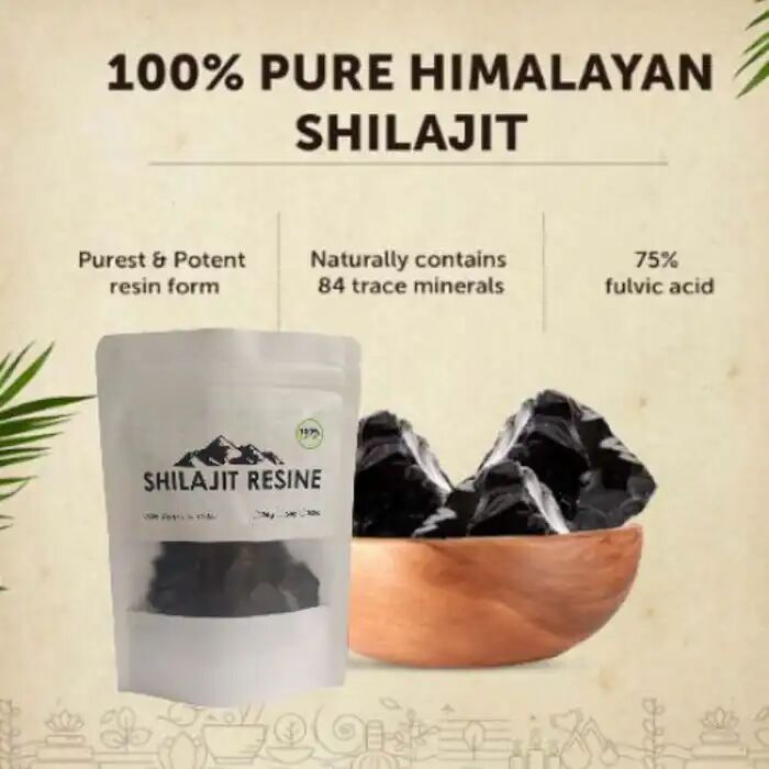 Résine Shilajit Pure De L’himalaya Immunité Énergie Endurance Vitalité thumbnail 1