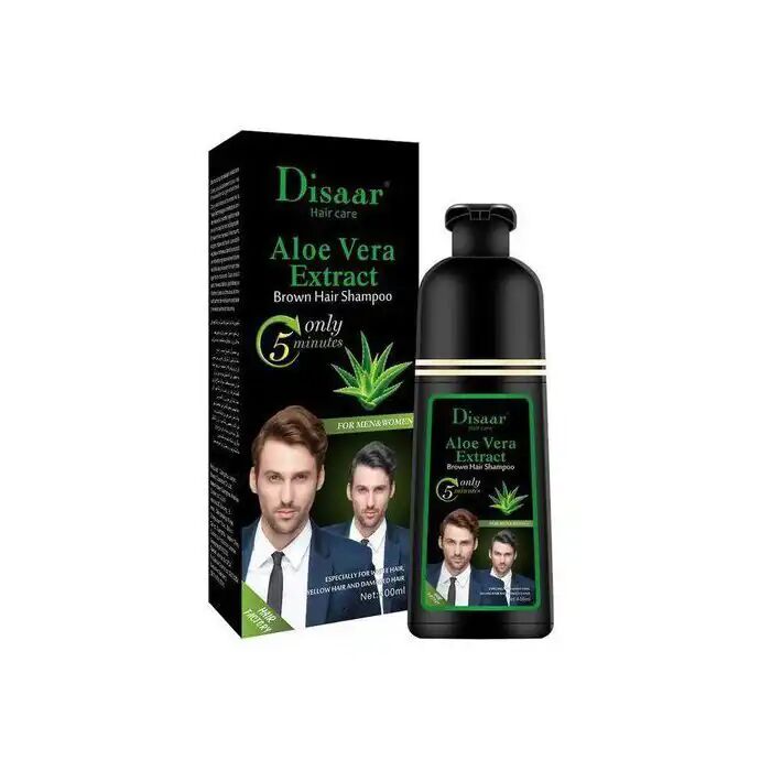 Shampooing Cheveux Noirs À L'extrait D'aloe Vera