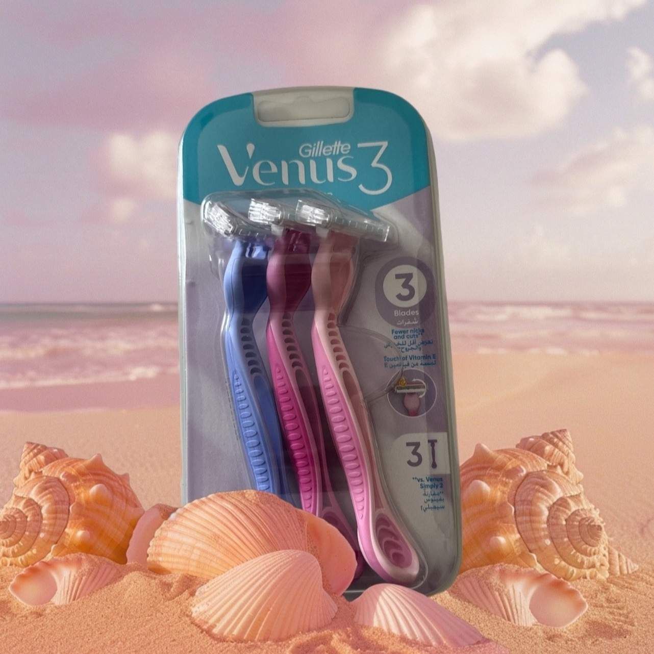 Venus 3 Rasoirs Épilation