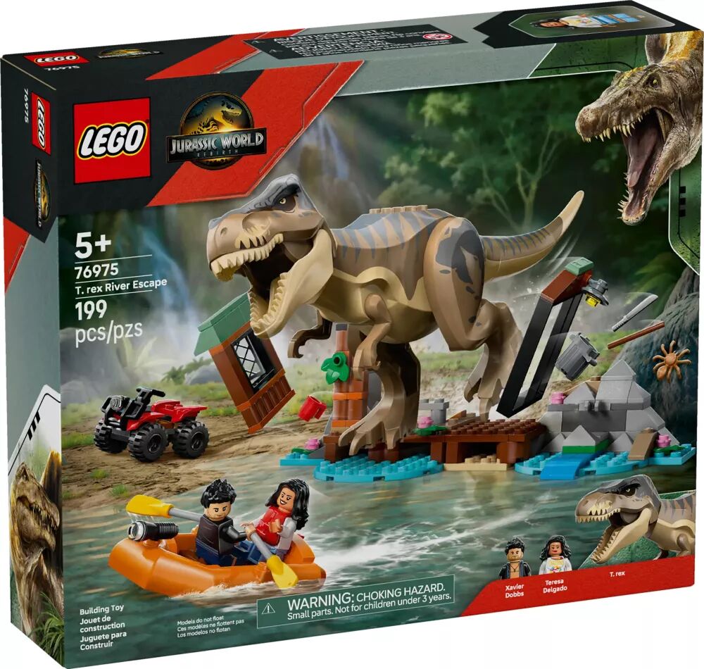Le T. Rex Et L’évasion Sur La Rivière