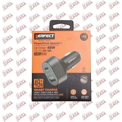 Chargeur Voiture Powerdrive Speed+ 2 (48w) Perfect