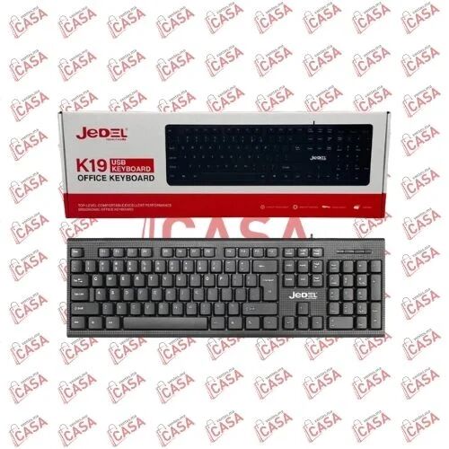Clavier Filaire Jedel K19 – Azerty Français/arabe | Robuste & Ergonomique