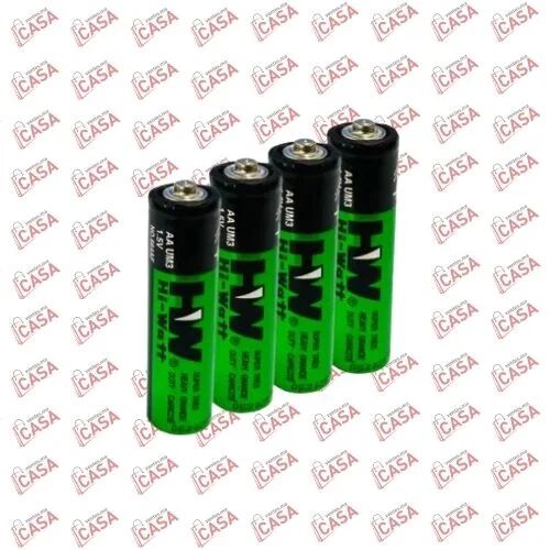 4 Piles Hi-watt Aa Um3 R6p