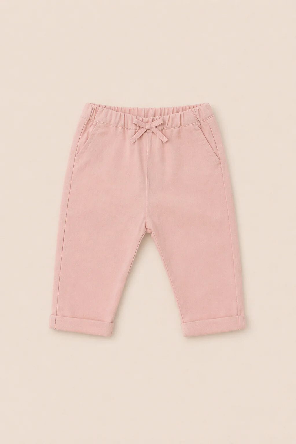 Pantalon Bébé Rose Poudré – Douceur & Confort Quotidien
