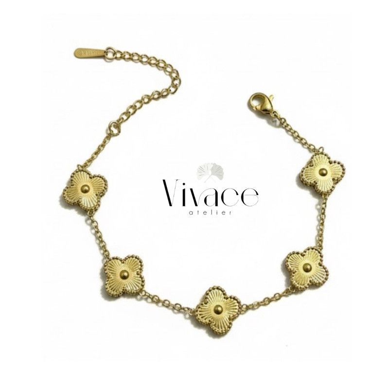 Gourmette Vivace Van Cleef Doré