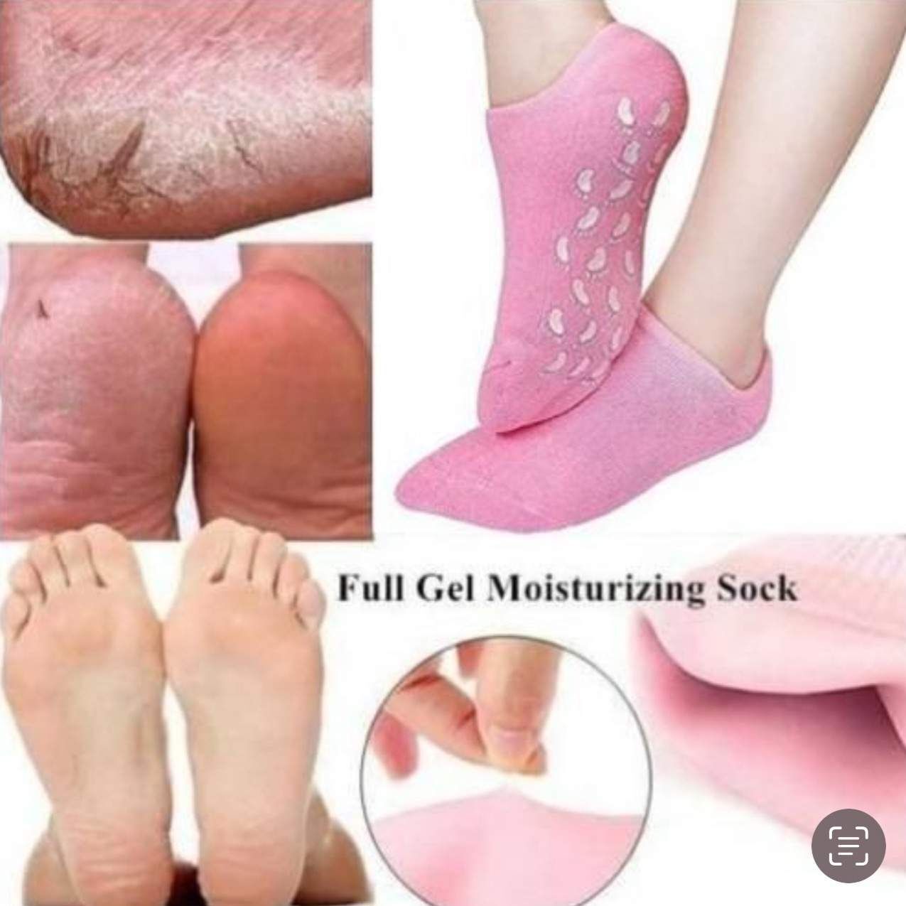 Chaussettes Spa Gel Hydratantes