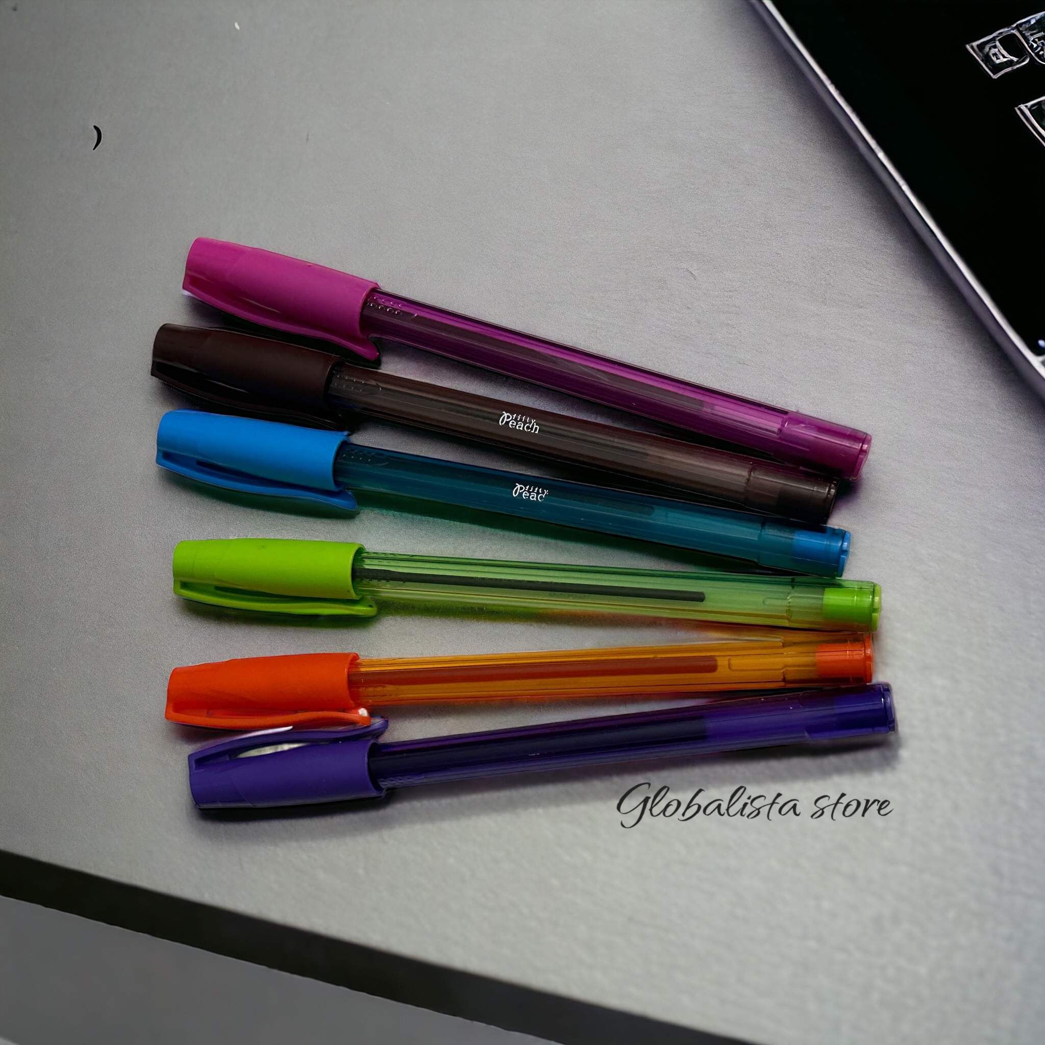 Pack De Stylos Fifty 6 Couleurs