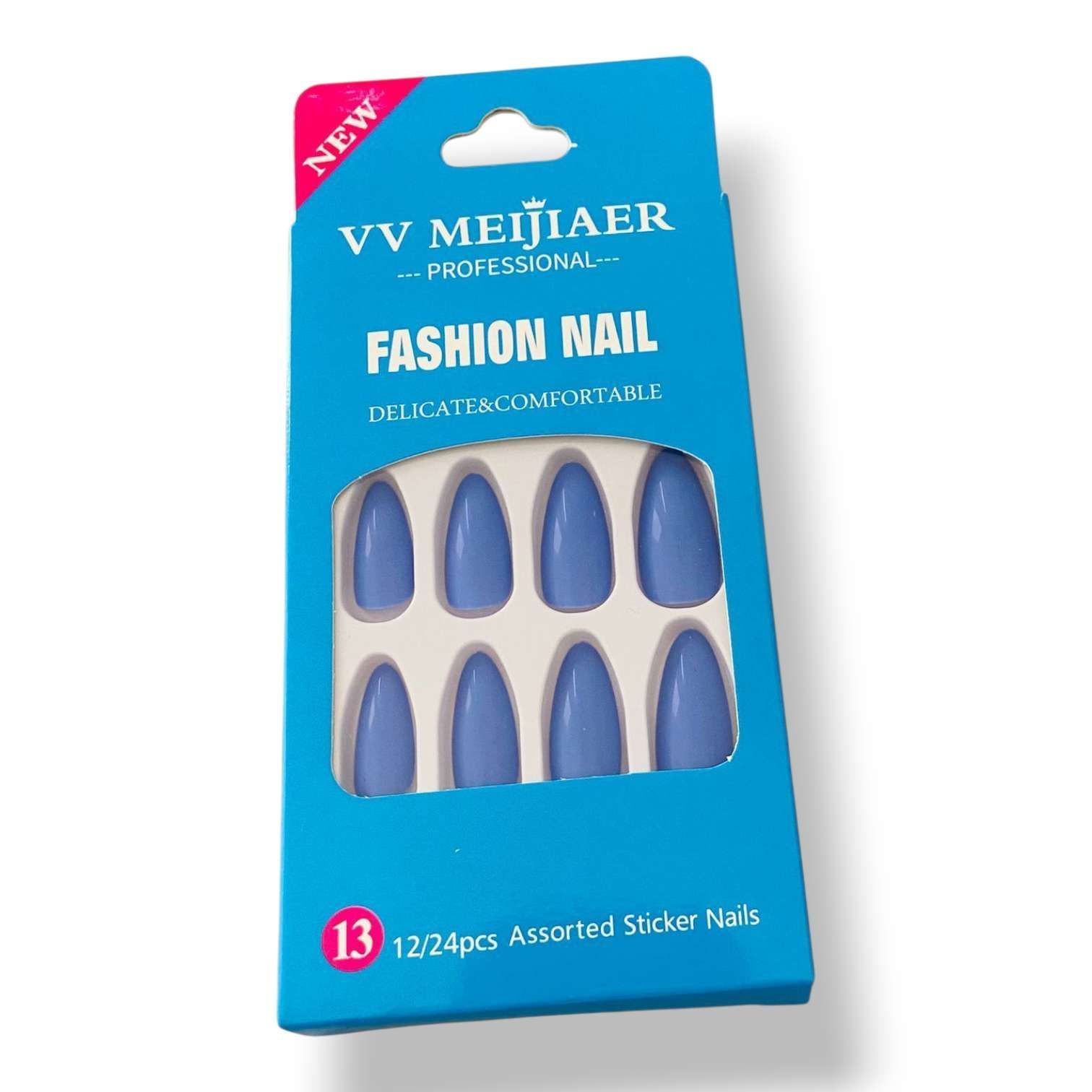 Faux Ongles Colorés Ovale Unicolore G