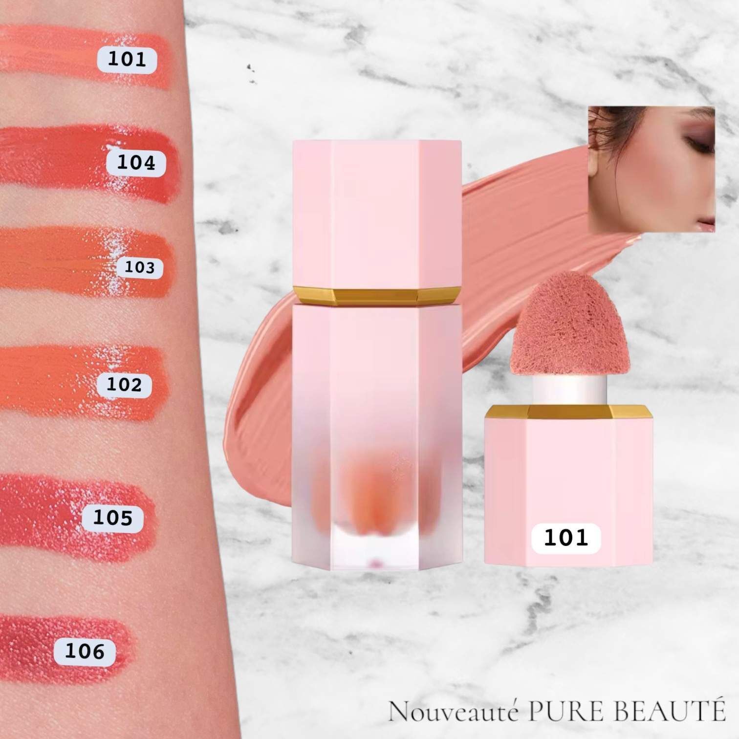 Blush Liquide Matte Romantique Réf 101