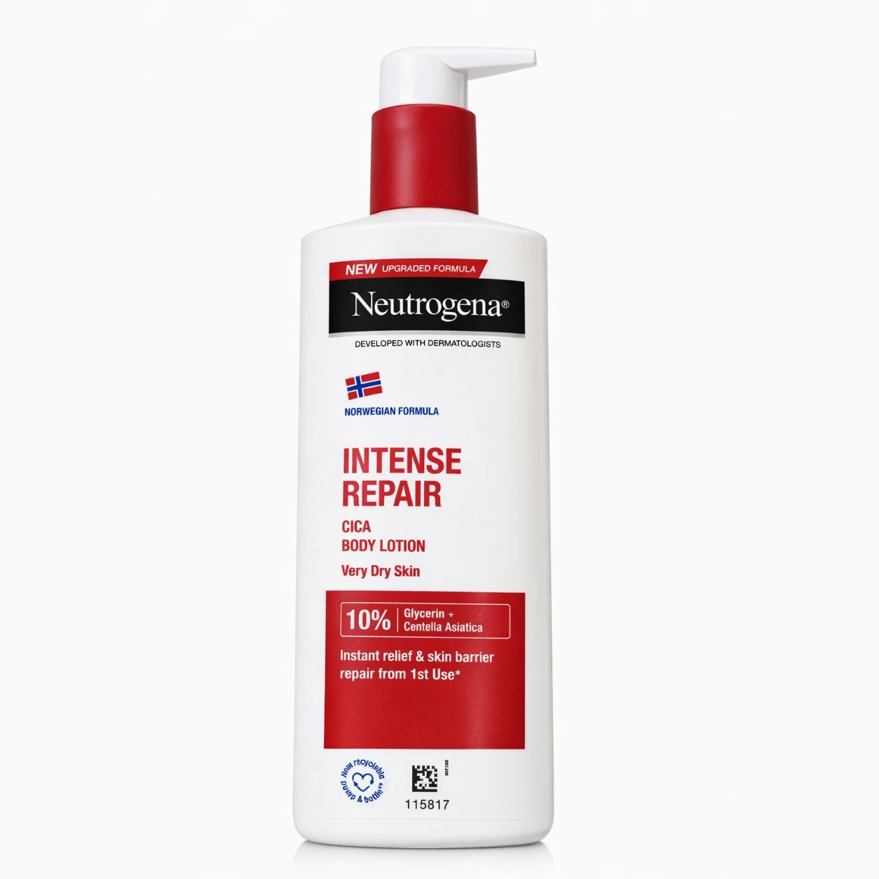 Intense Repair Cica Body Lotion – Réparation Intense Peaux Très Sèches, 10% Glycérine + Centella Asiatica