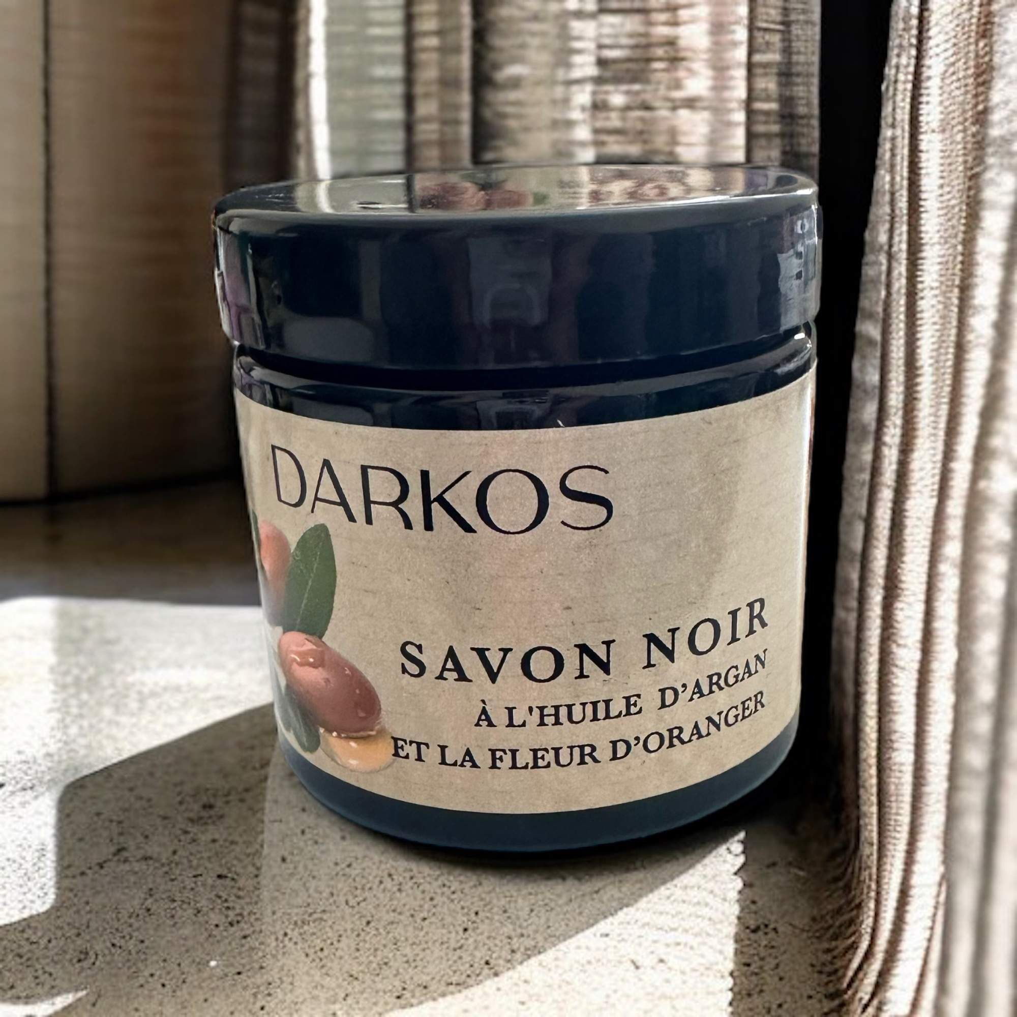 Savon Noir À L'huile D'argan Et Fleur D'oranger
