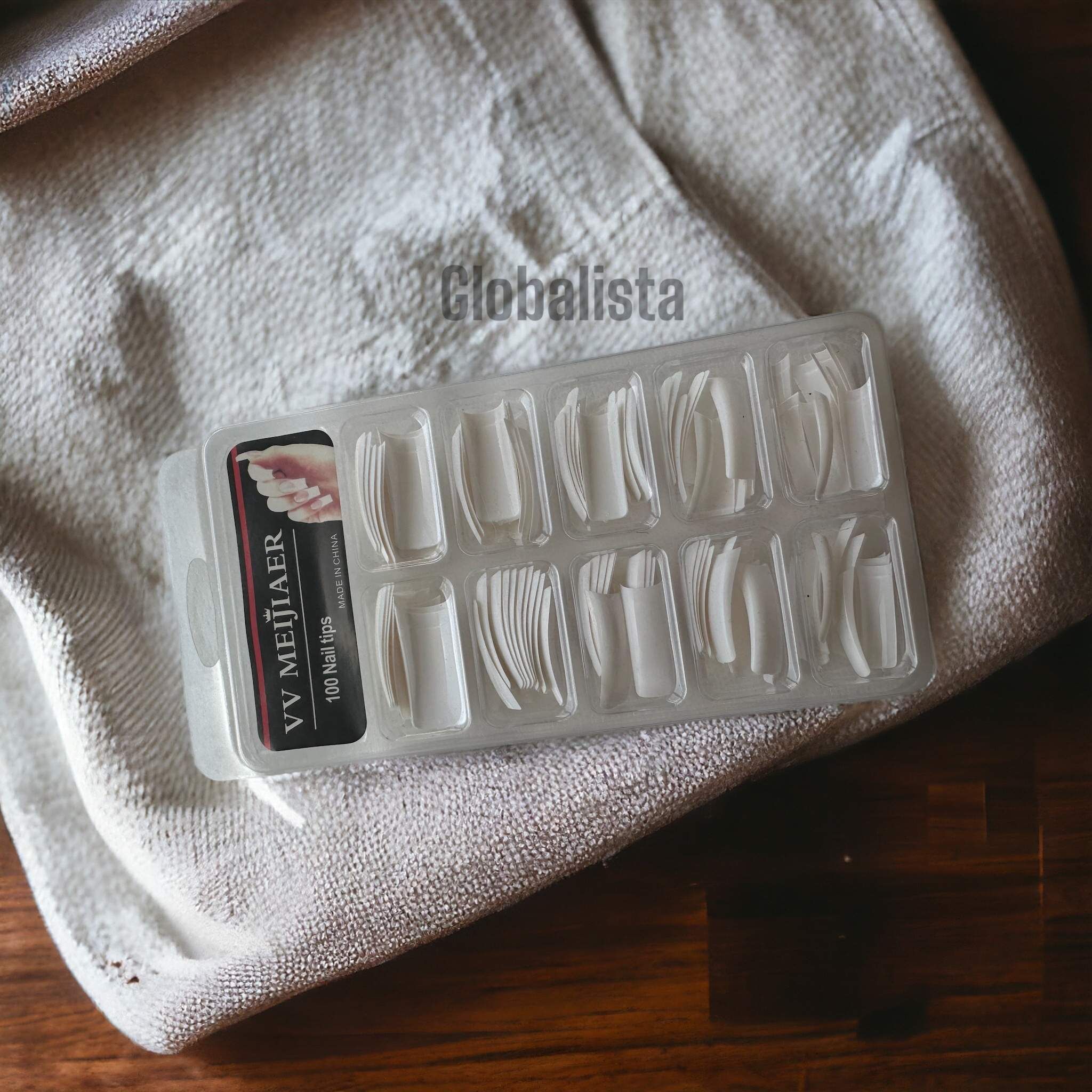 Faux Ongles Blanc Forme Spéciale 100 Pièces