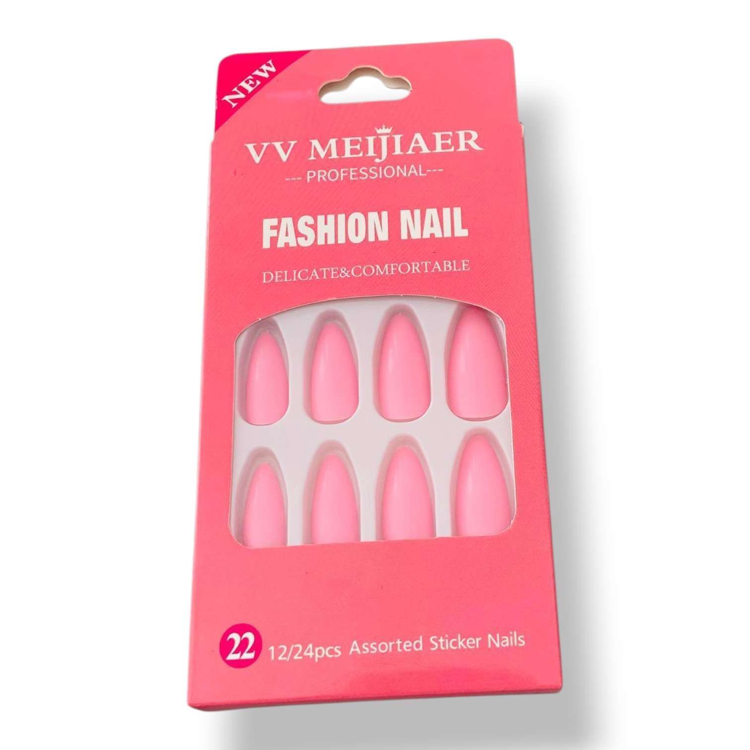 Faux Ongles Colorés Ovale Unicolore B