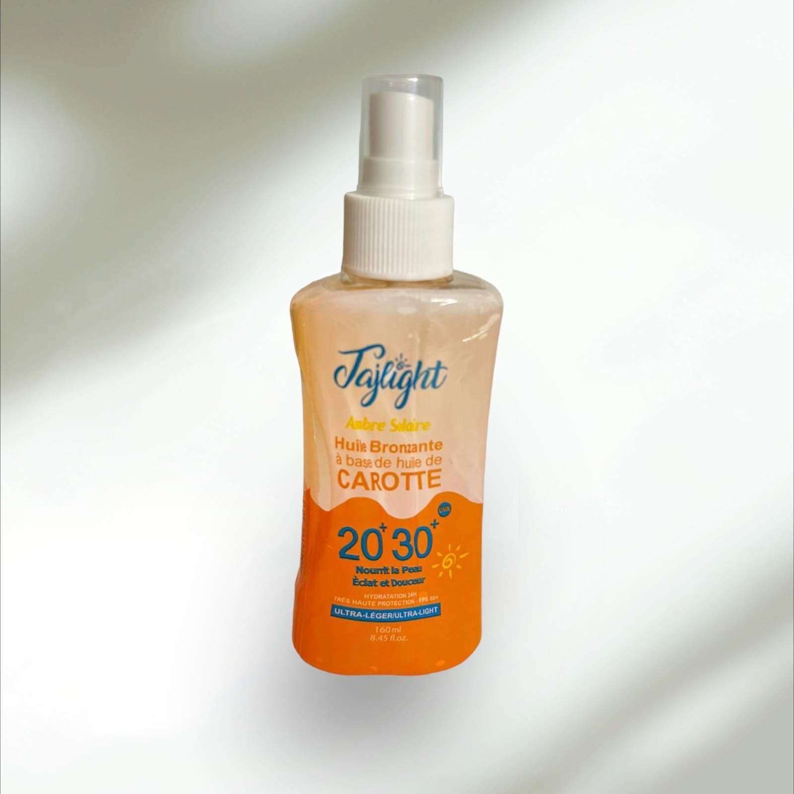 Ambre Solaire Huile Bronzante À La Carotte Spf 20-30+