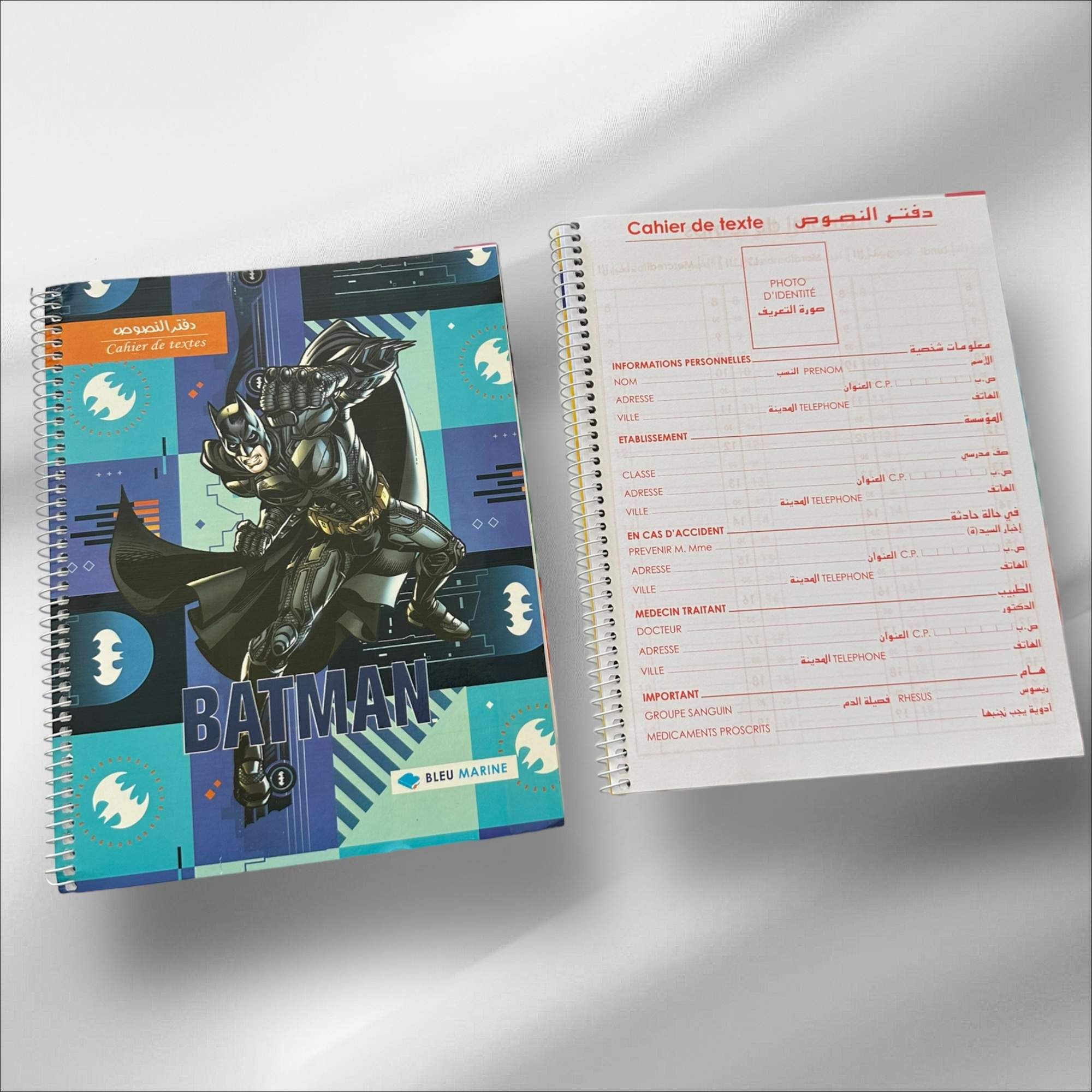Cahier De Texte Batman Ou Tom & Jerry