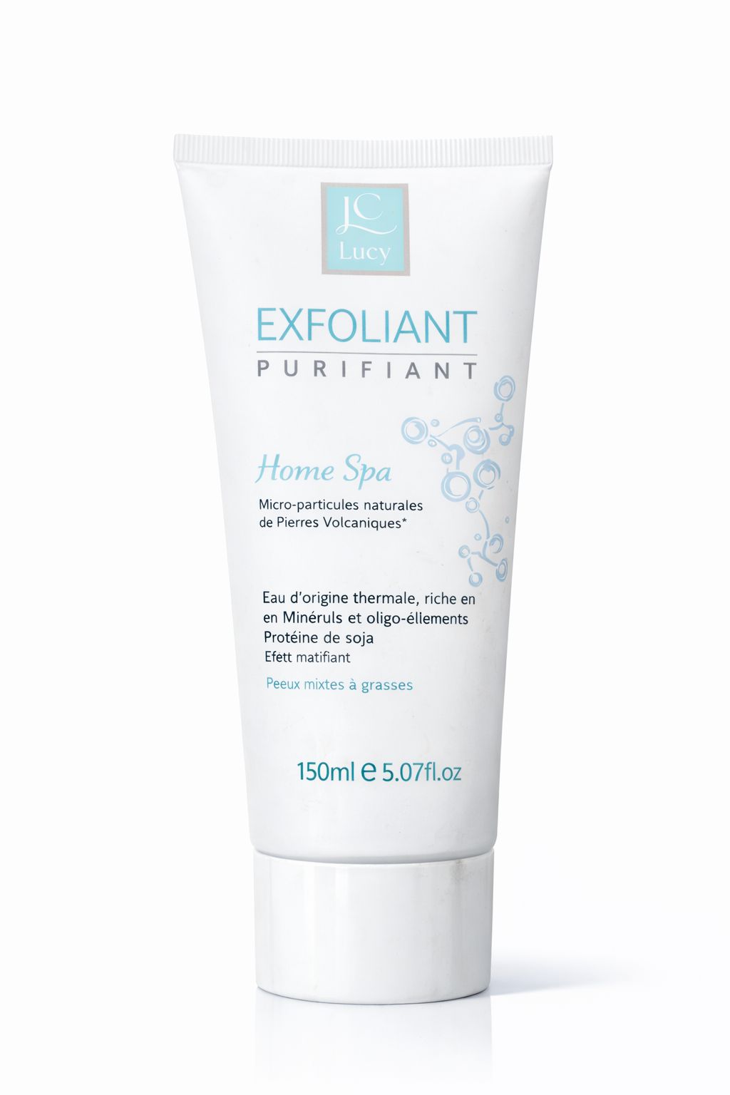 Jc Lucy – Exfoliant Purifiant Home Spa Peaux Mixtes À Grasses (150 Ml)