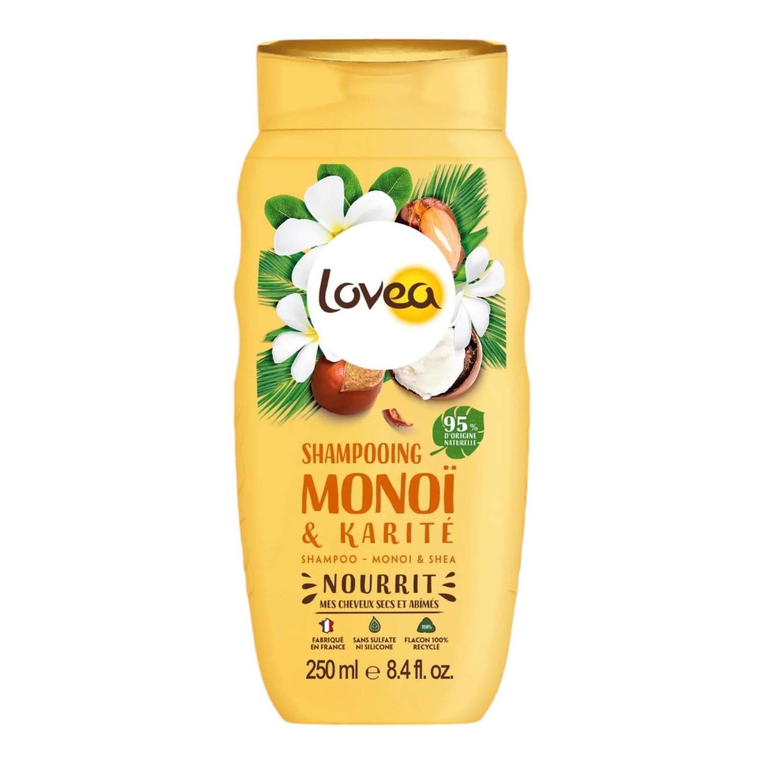 Shampoing & Karité Lovea - Nourrit Cheveux Secs Et Abîmés