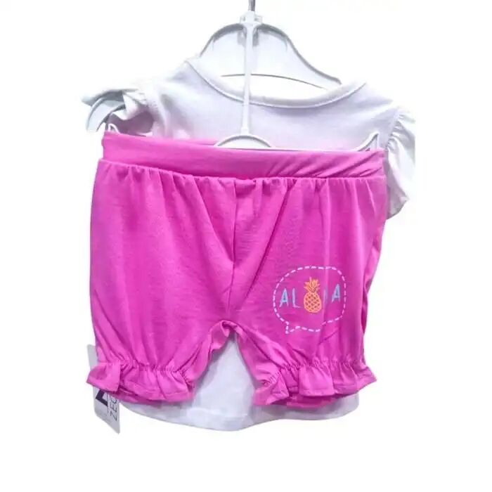 Ensemble T-shirt Chorte Aloha 6 Mois