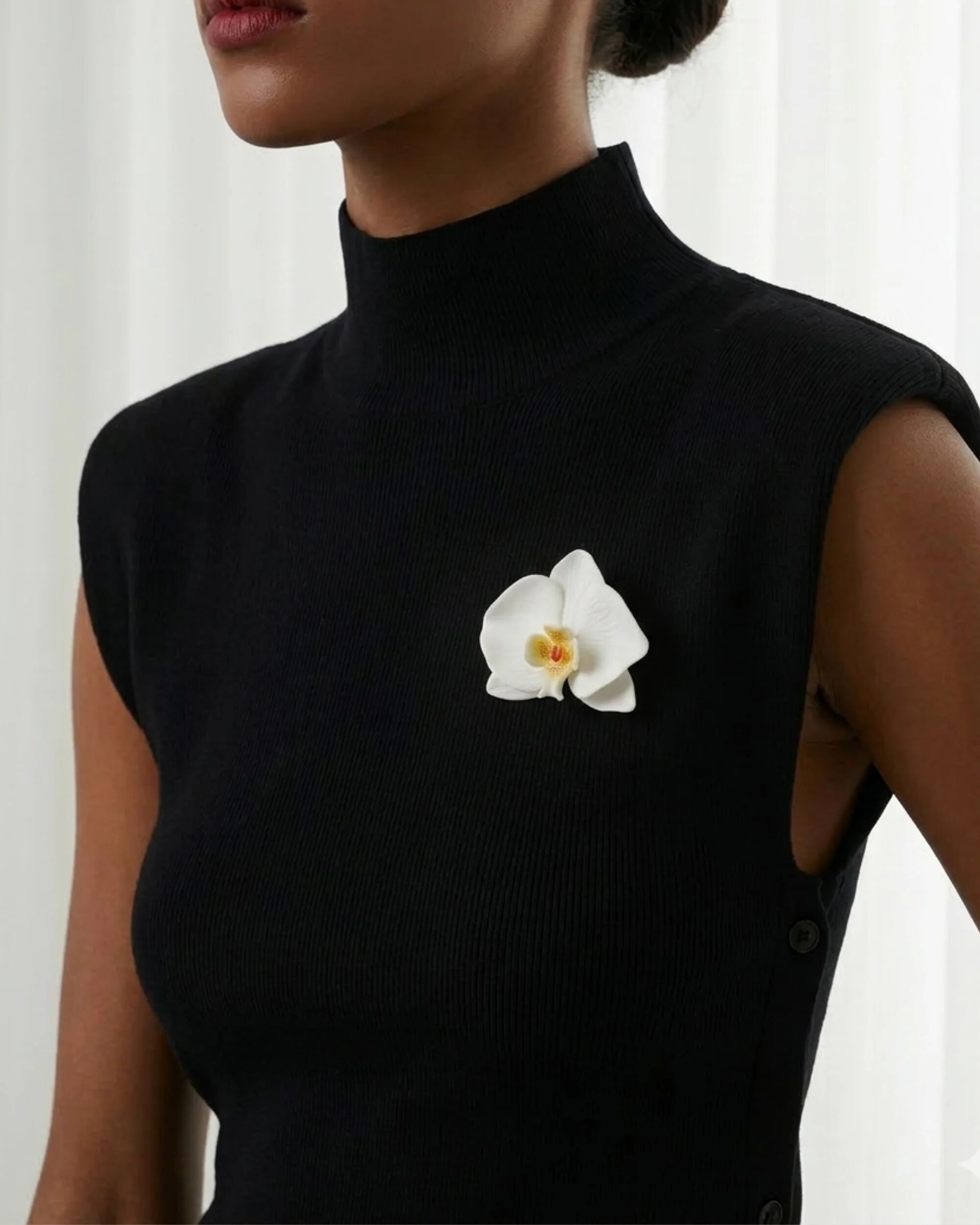 Orchid Brooch