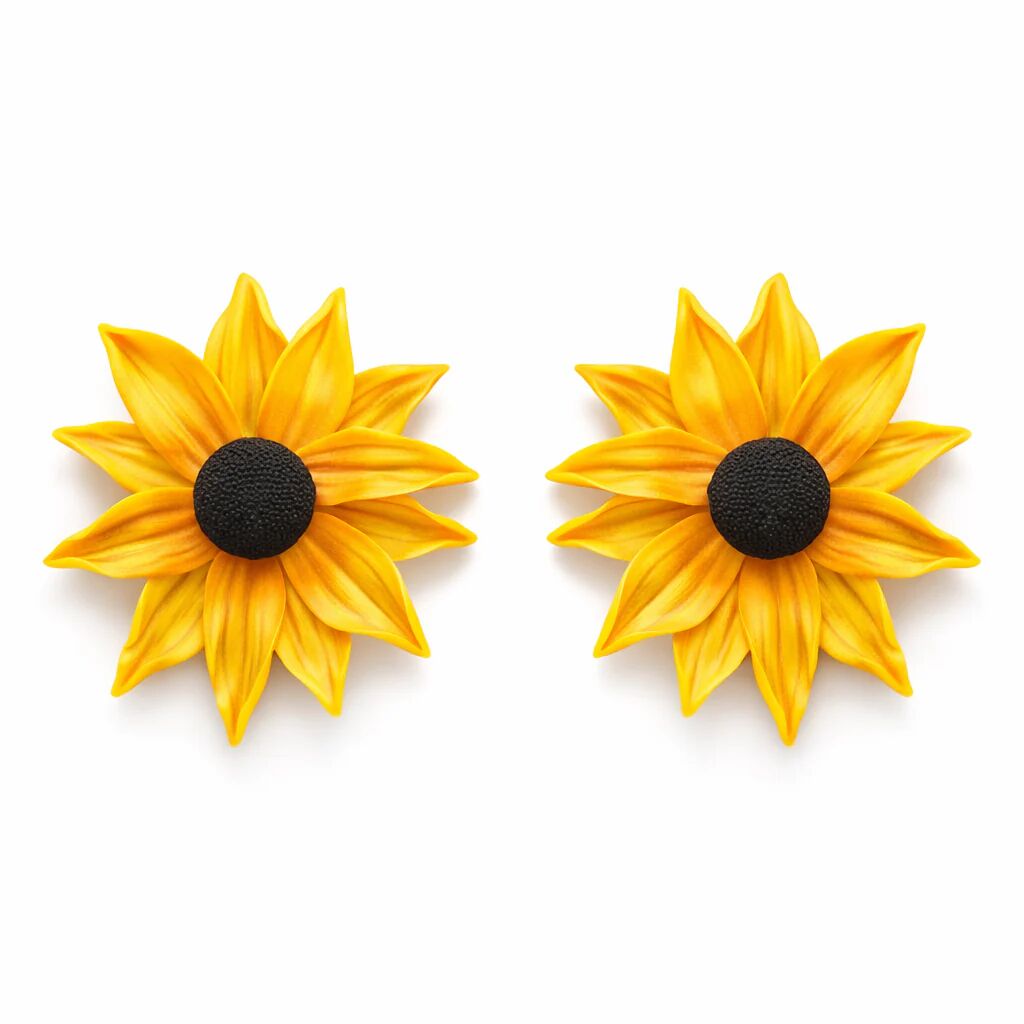 Sunflower Earrings thumbnail 4