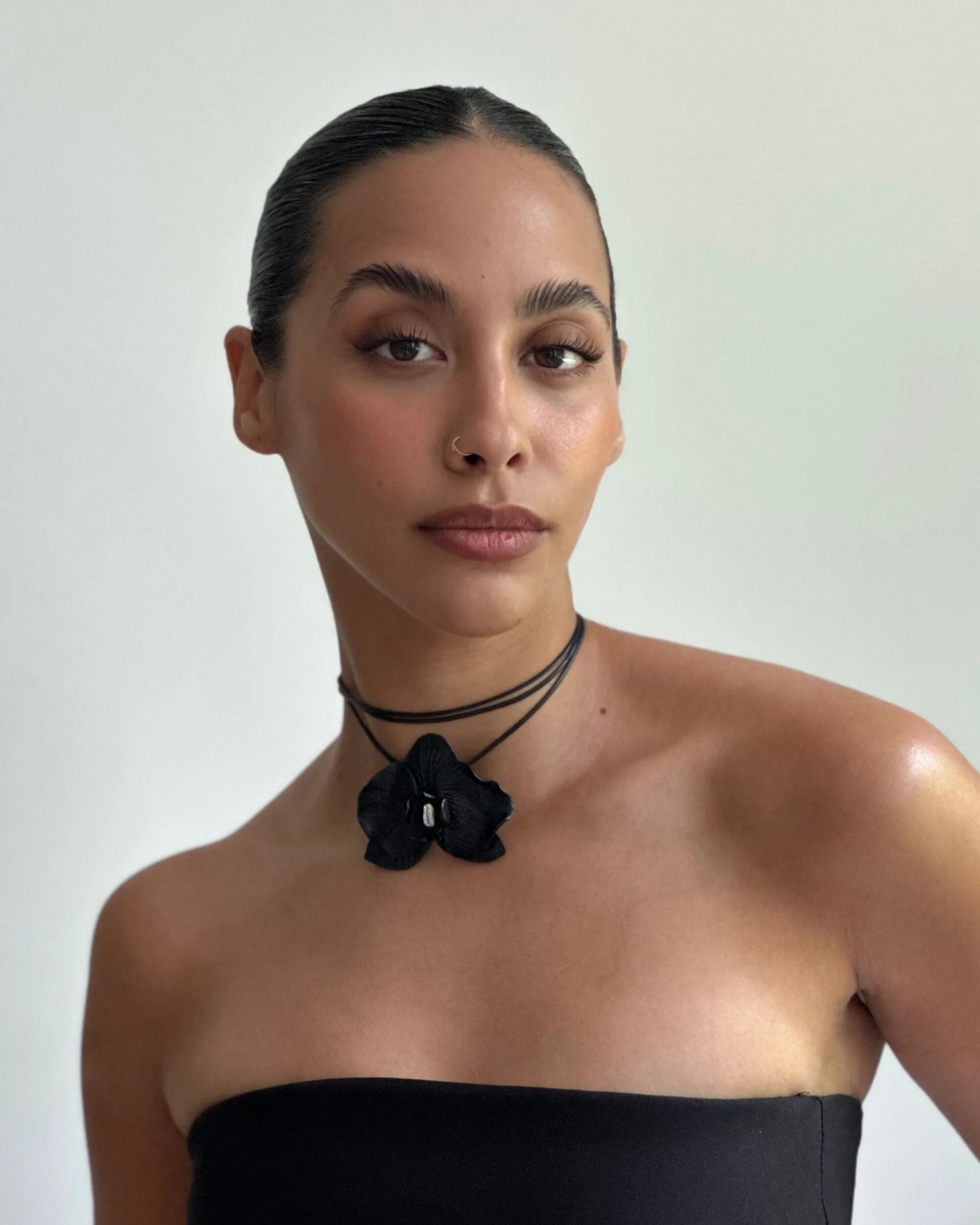 Orchid Cord Necklace