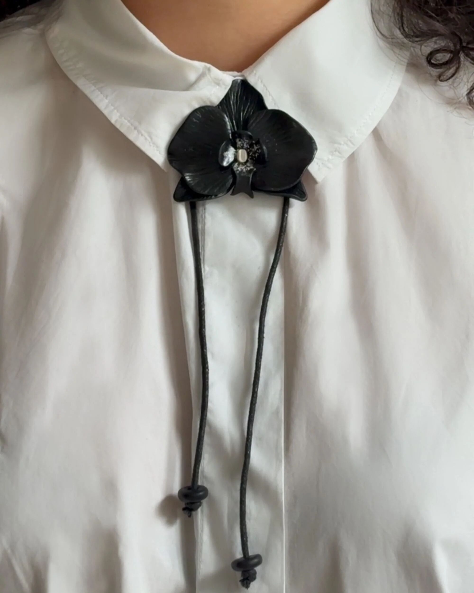Orchid Cord Necklace
