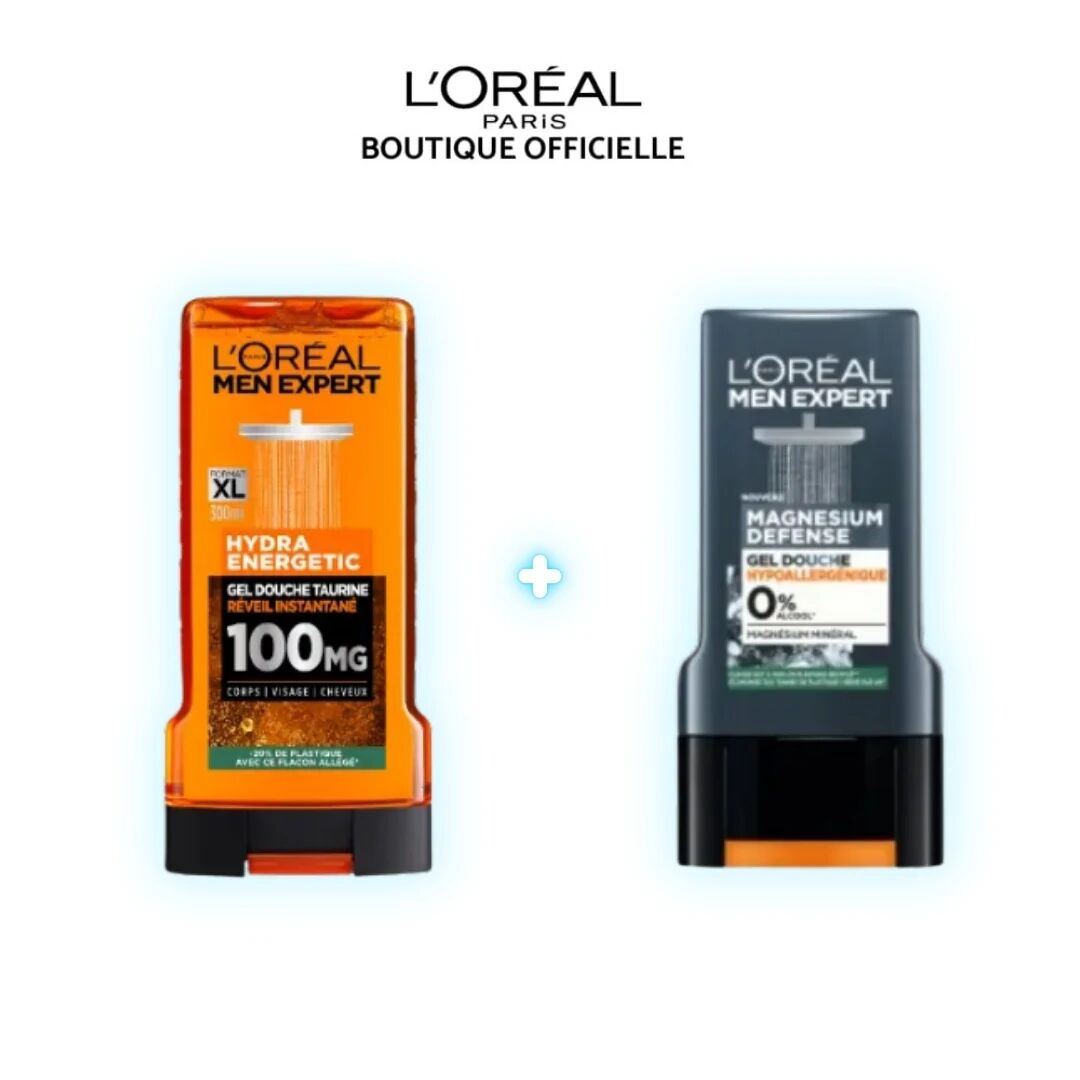 Pack Duo Gel Douche Magnesium Defense + Hydra Energetic – Énergie & amp; Protection Quotidienne