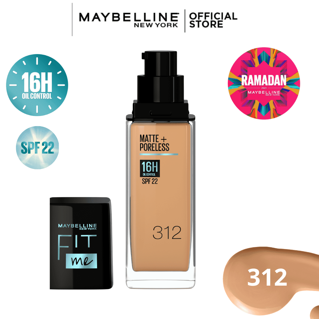 Font De Teint Liquide Fit Me Matte And Poreless Spf 22 - 312