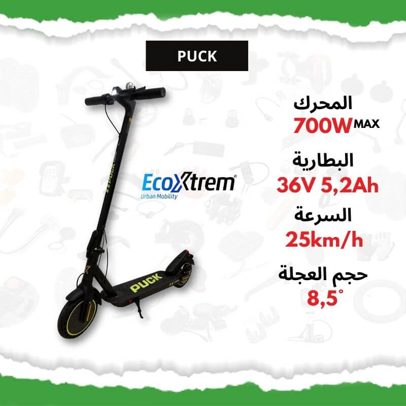 Trottinette Électrique Puck 5.2ah Ecoxtrem