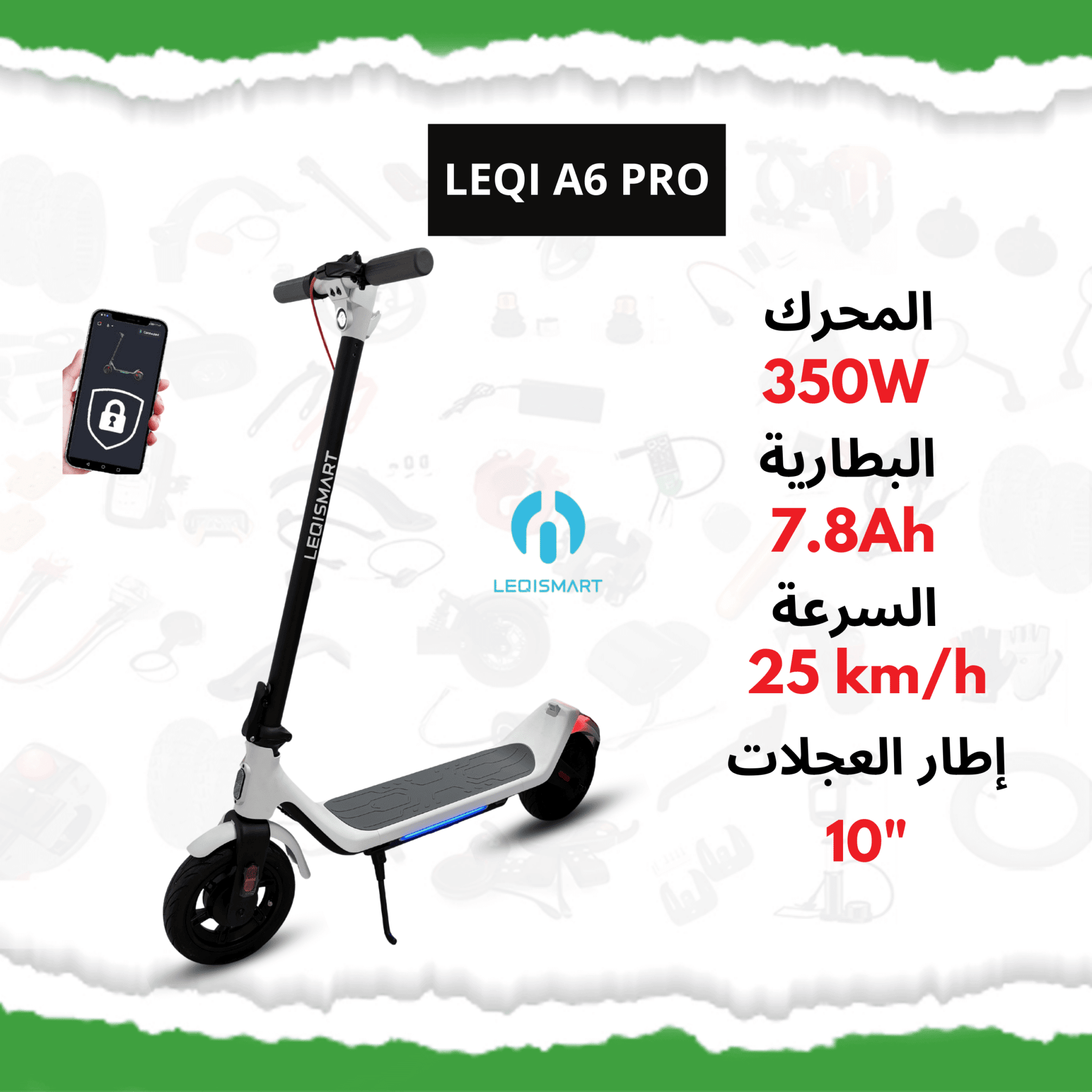 Trottinette Électrique Leqi A6 Pro