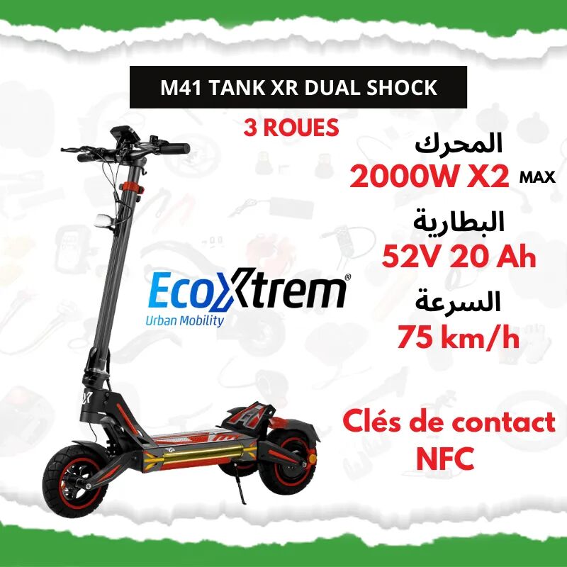 Trottinette Électrique M41 Tank Dual Shock