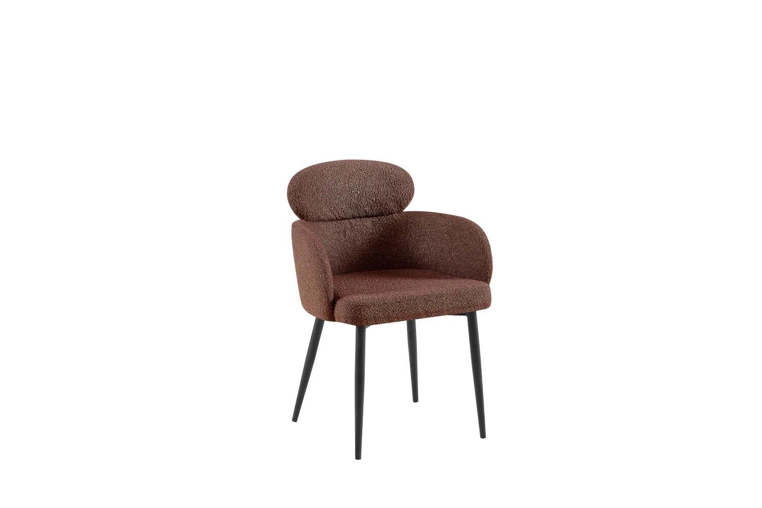 Laure Fauteuil En Tissus Bouclette