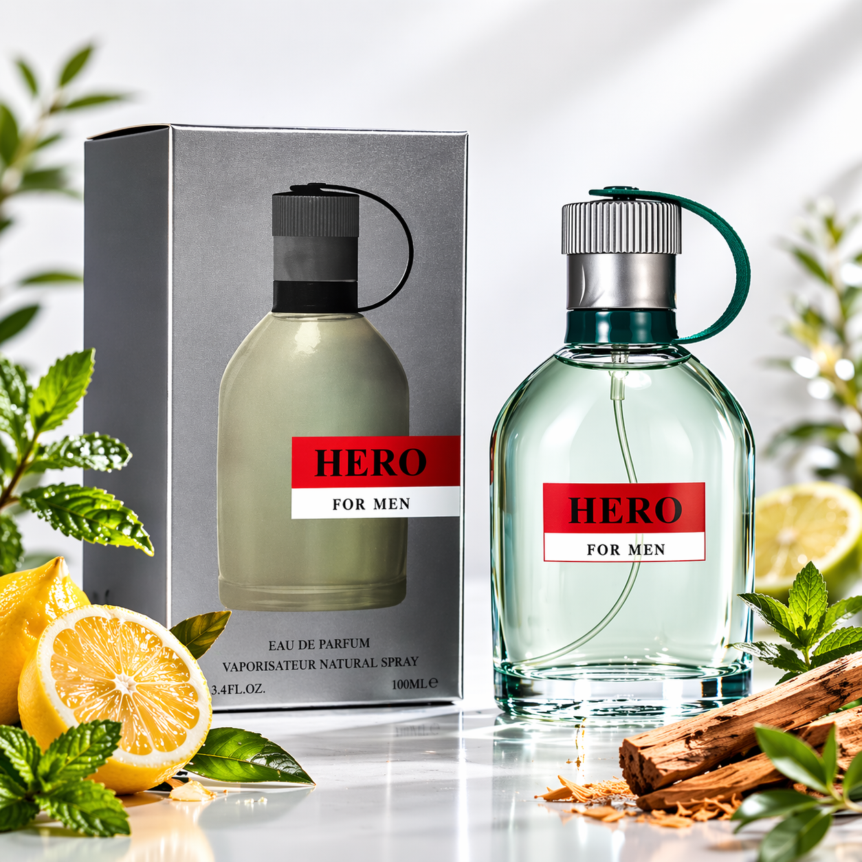 Parfum Homme Hero Eau De Parfum – Frais, Boisé & Longue Tenue