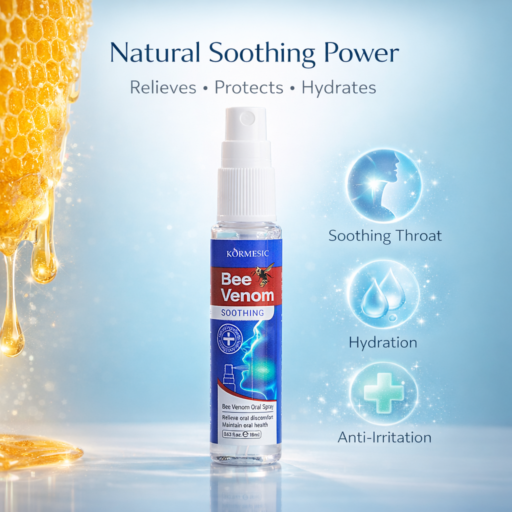 Spray Buccal – Apaise La Gorge & Rafraîchit L’haleine