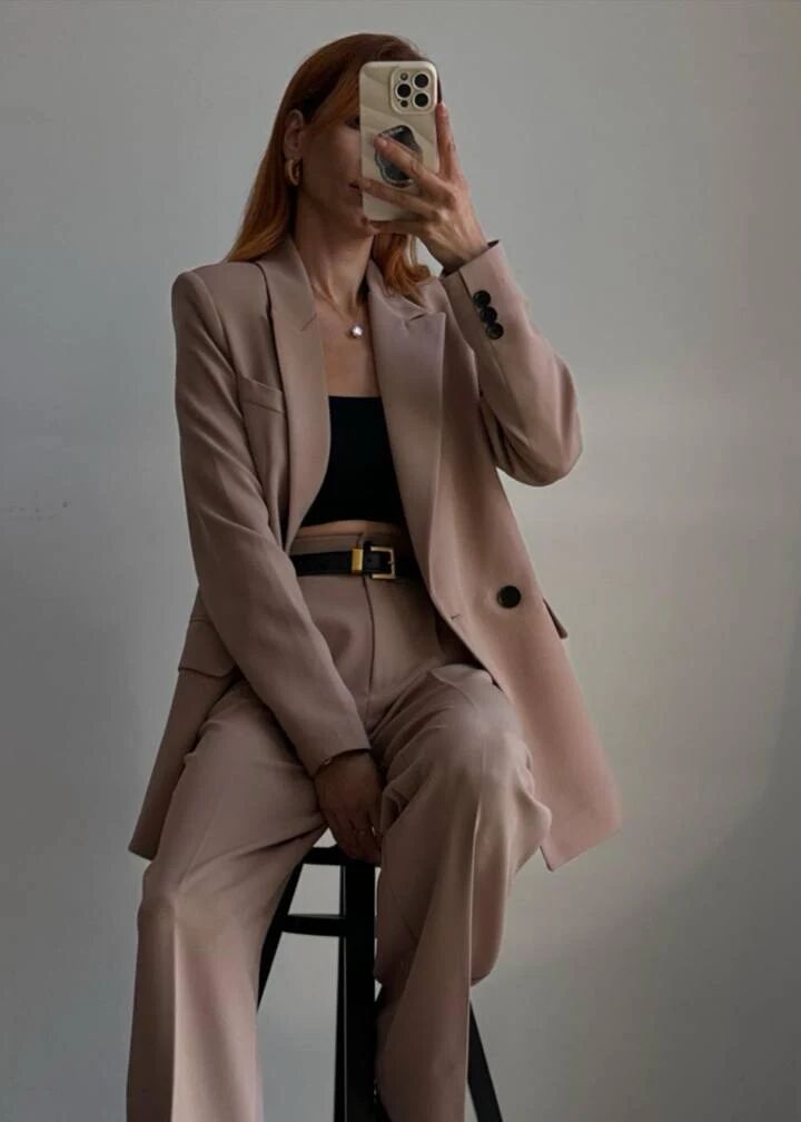 Ensemble Tailleur Nude