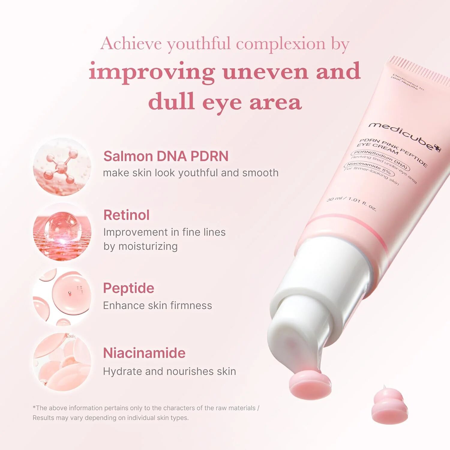Pdrn Pink Peptide Eye Cream - 30ml thumbnail 4