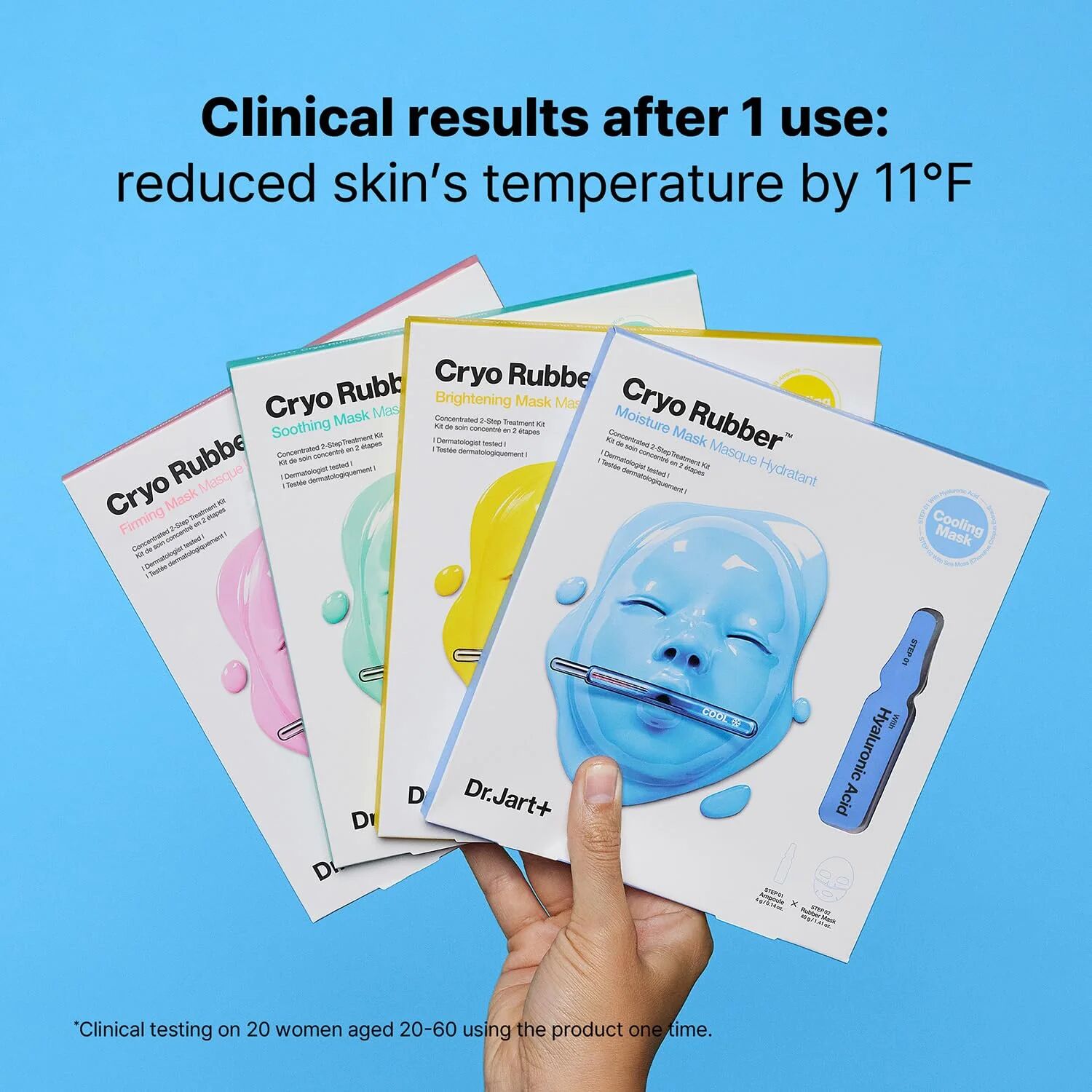 Cryo Rubber Moisture Mask With Hyaluronic Acid